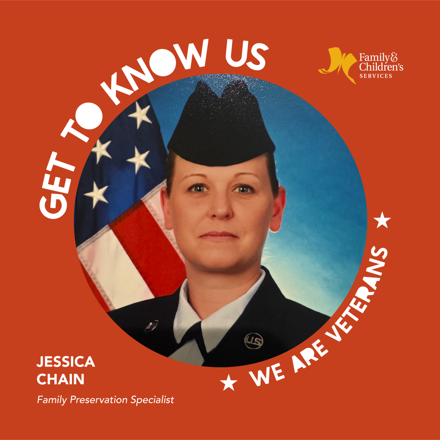Faces of FCS: Veterans – Jessica Chain - Family & Children's Services